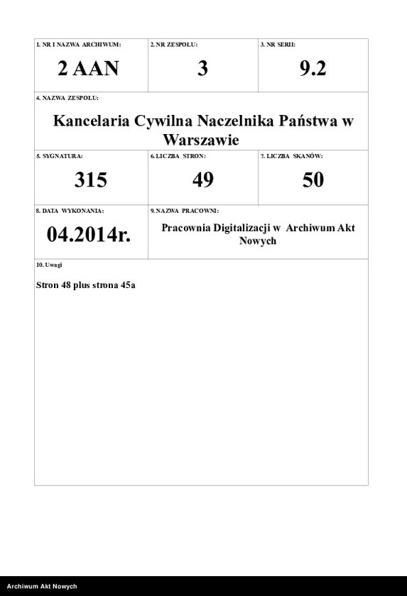 image.from.unit.number "Meldunki Inspektoratów Brzeskiego, Mińskiego, Wileńskiego przesyłane przez Zarząd Cywilny Ziem Wschodnich (Wydział Werbunkowy) do KCNP. Korespondencja ZCZW (Wydział Narodowościowy), z charakterystyką stosunków na pograniczu litewskim. Rozkaz Naczelnika Okręgu Wołyńskiego ZCZW"