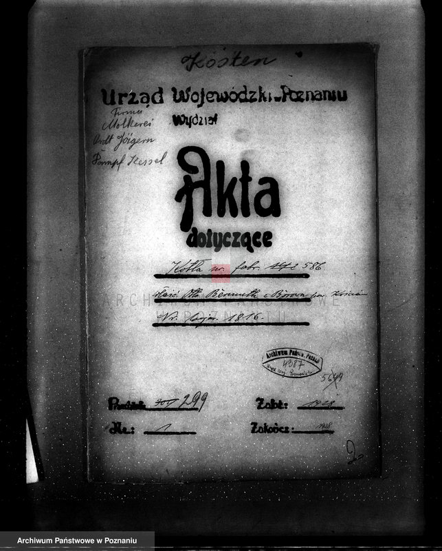 Obraz 3 z jednostki "Mleczarnia parowa w Jerce pow. kościański własność Otton Bermuth z Borowa nr woj. kotła 1816"