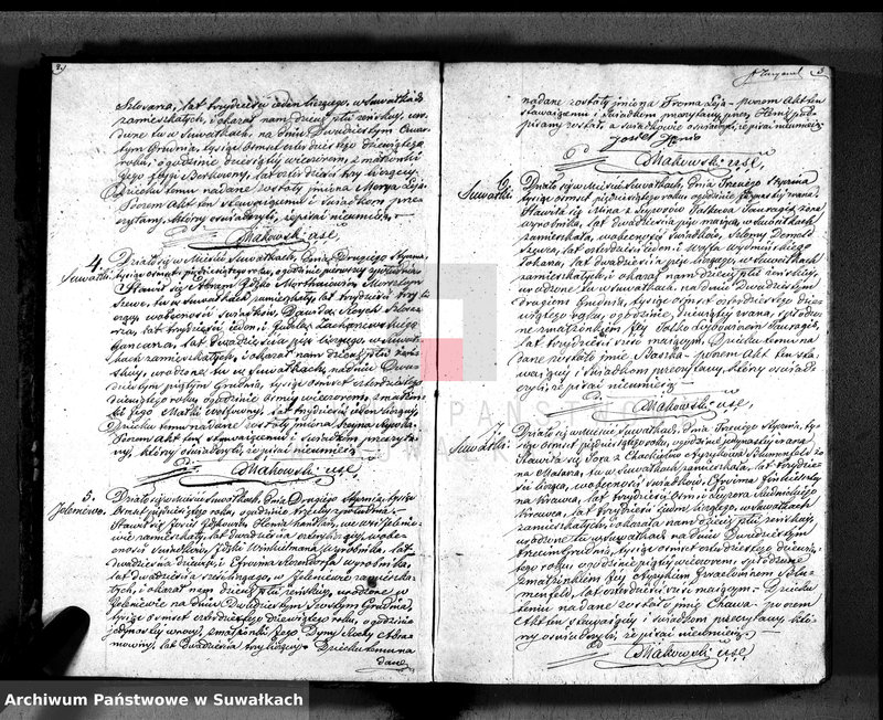 image.from.unit.number "Duplikat. Akta Urzędnika Stanu Cwilnego Wyznania Moyżeszowego Okręgu Suwalskiego z roku 1850"
