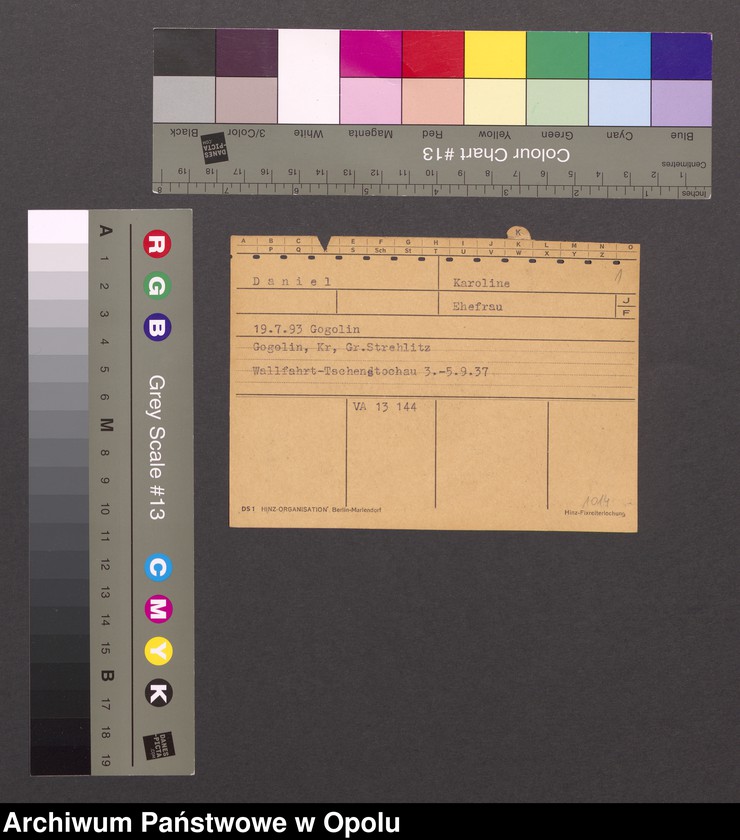 Obraz 3 z jednostki "[Daniel Karoline, ur. 19.7.1893 Gogolin]"