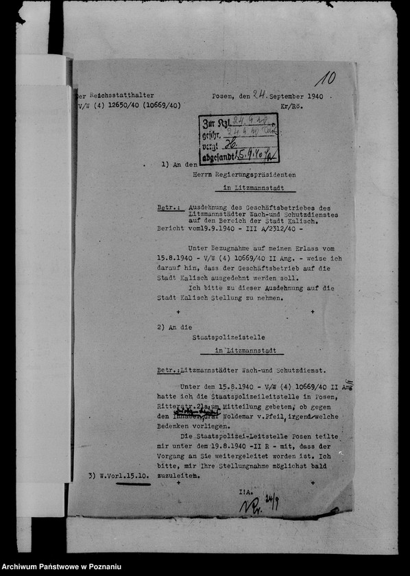 Obraz 14 z jednostki "Überwachungsgewerbe"