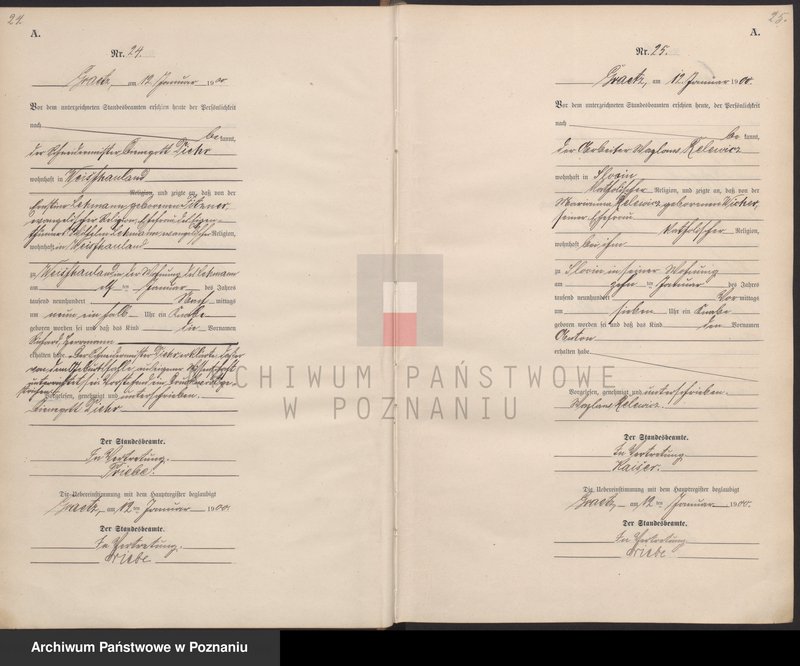 Obraz 15 z jednostki "Geburts-Neben-Register"