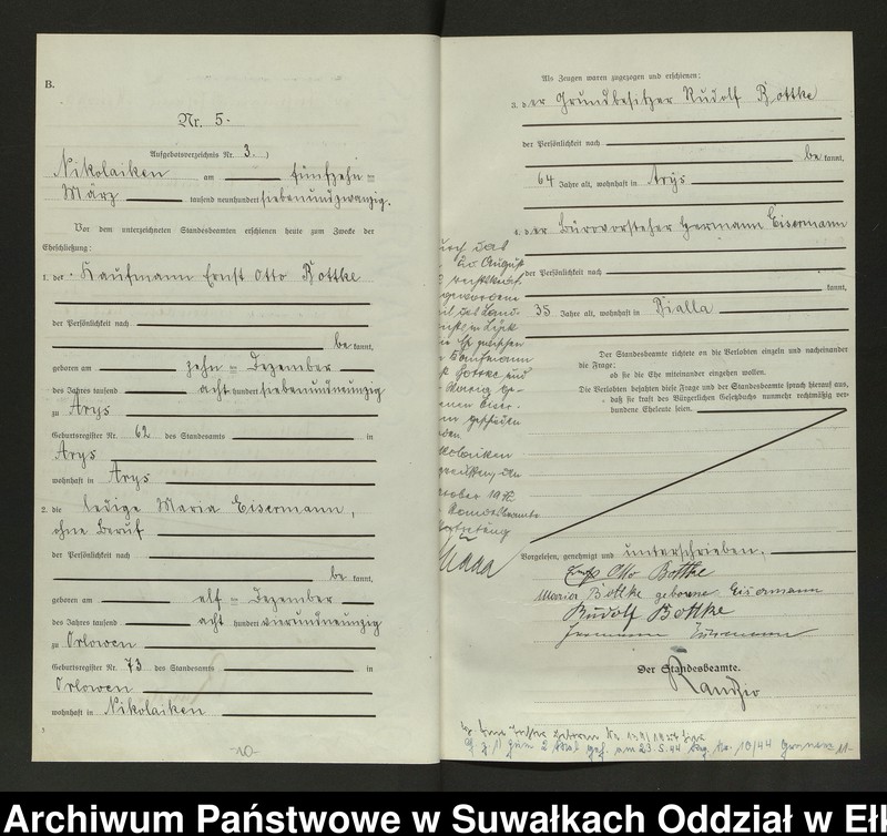 image.from.unit.number "Heirats=Haupt=Register des Königlichen Preussischen Standes-Amtes Nikolaiken Kreis Sensburg"