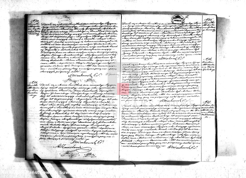 image.from.unit.number "Duplikat urodzonych, zaślubionych i zmarłych parafii suwalskiej na rok 1867"