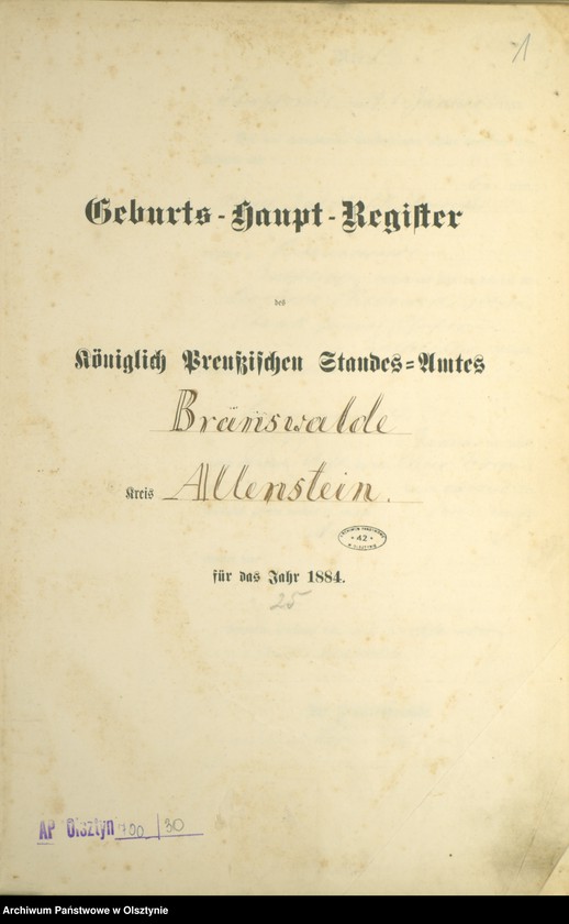 image.from.unit.number "Geburts-Haupt-Register Nr 1 - 107"