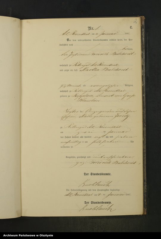 Obraz z jednostki "Sterbe-Neben-Register Nr 1 - 36"