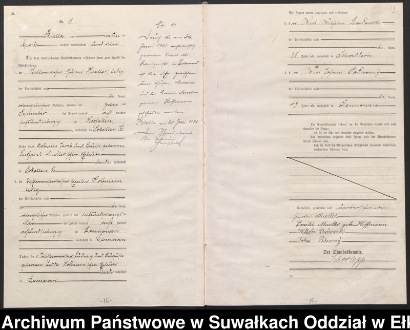 image.from.unit.number "[Heirats-Haupt-Register des Königlichen Preussischen Standes-Amtes Bialla Kreis Johannisburg]"