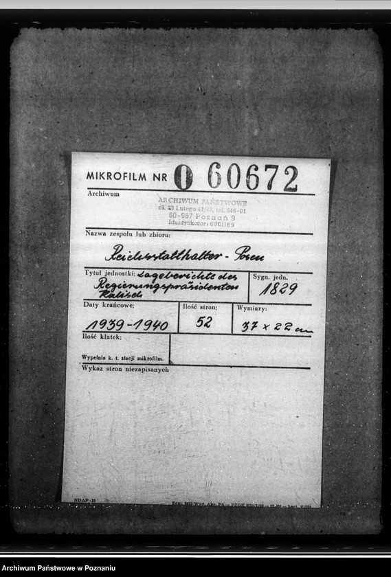 Obraz 2 z jednostki "Lageberichte des Regierungspräsidenten, Kalisch"