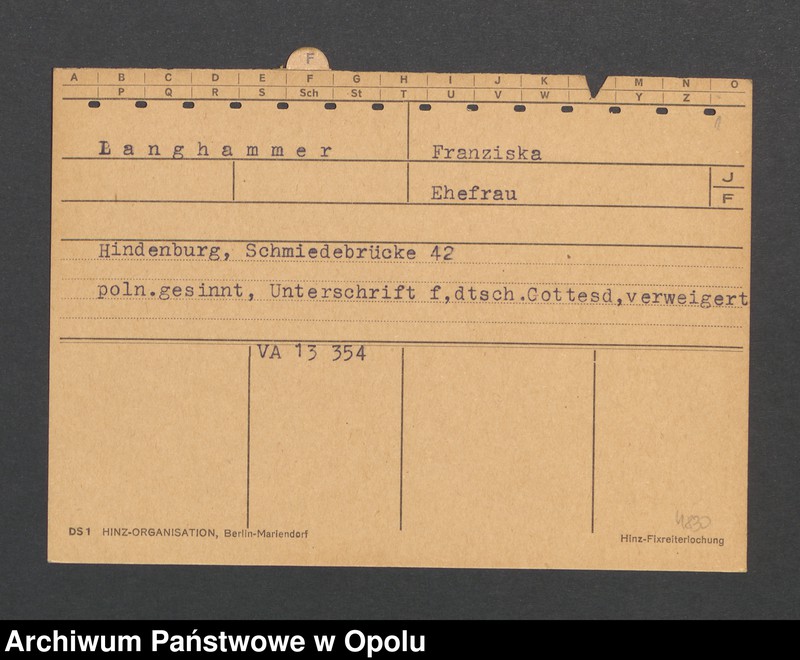 Obraz 3 z jednostki "[Langhammr Franziska, Hindenburg]"