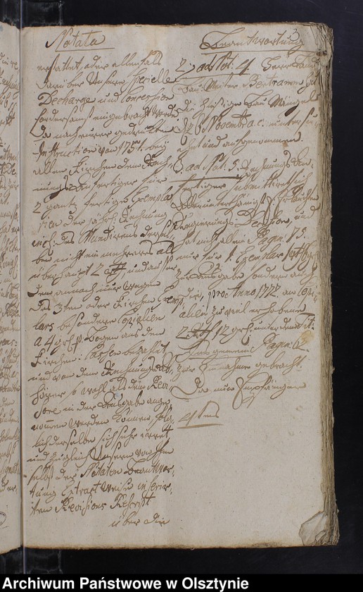 image.from.unit.number "Jahr Kirchen Rechnung aller Einnahme und Ausgabe, wie auch Bau-Rechnung"