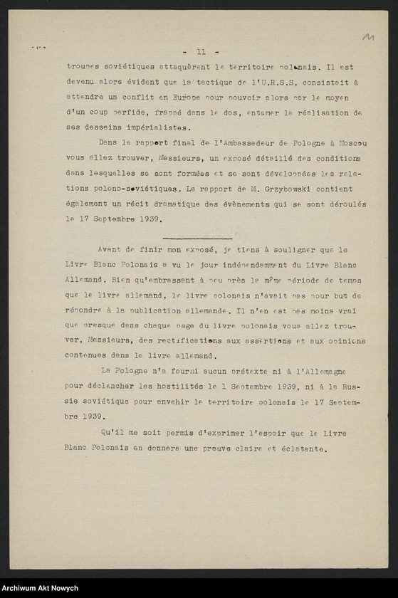image.from.unit.number "Exposé de Monsieur Graliński, sous - secretaire d