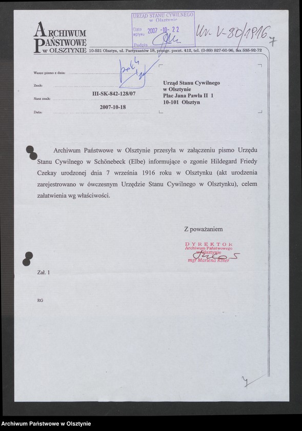 image.from.unit.number "Akta zbiorcze urodzeń z 1916 roku"