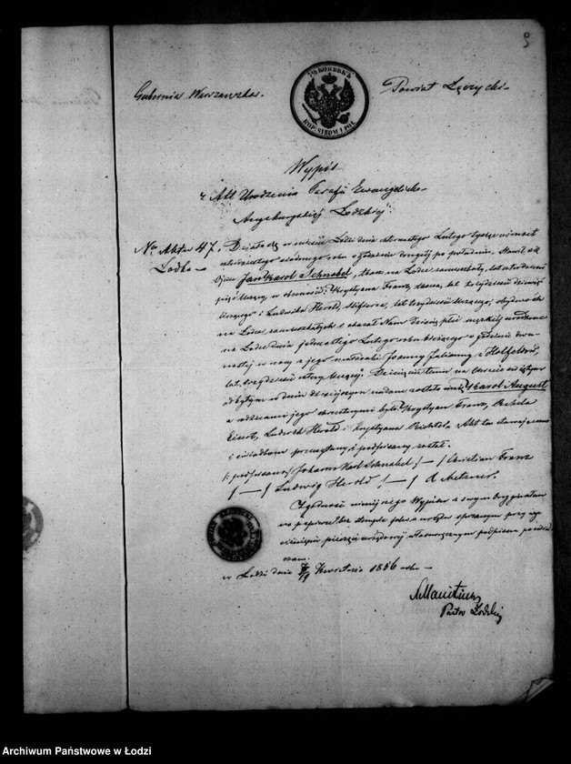 Obraz 13 z jednostki "Akta tyczące się rady familijnej i spisu inwentarza pozostałego po zmarłych Karolu i Annie Juliannie Schnabel"