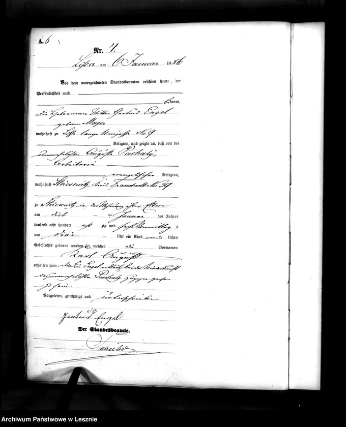 Obraz 7 z jednostki "[Księga urodzeń]"