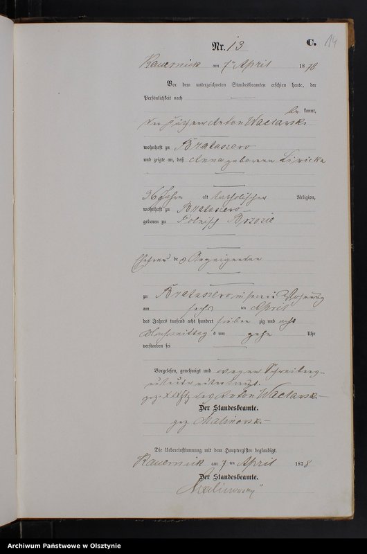 image.from.unit.number "Sterbe-Neben-Register Nr 1 - 51"