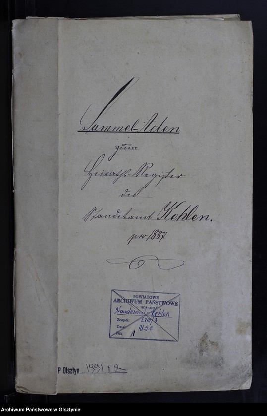 image.from.unit.number "Sammelakten zum Heiraths Register"