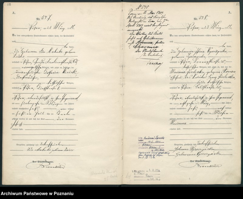 Obraz 8 z jednostki "Księga miejscowa urodzeń"