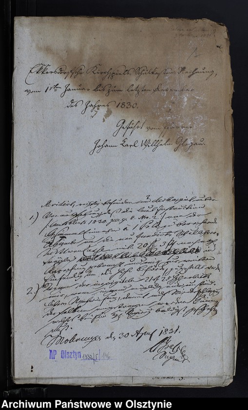 image.from.unit.number "Kirchspiels Schulkassen Rechnung"