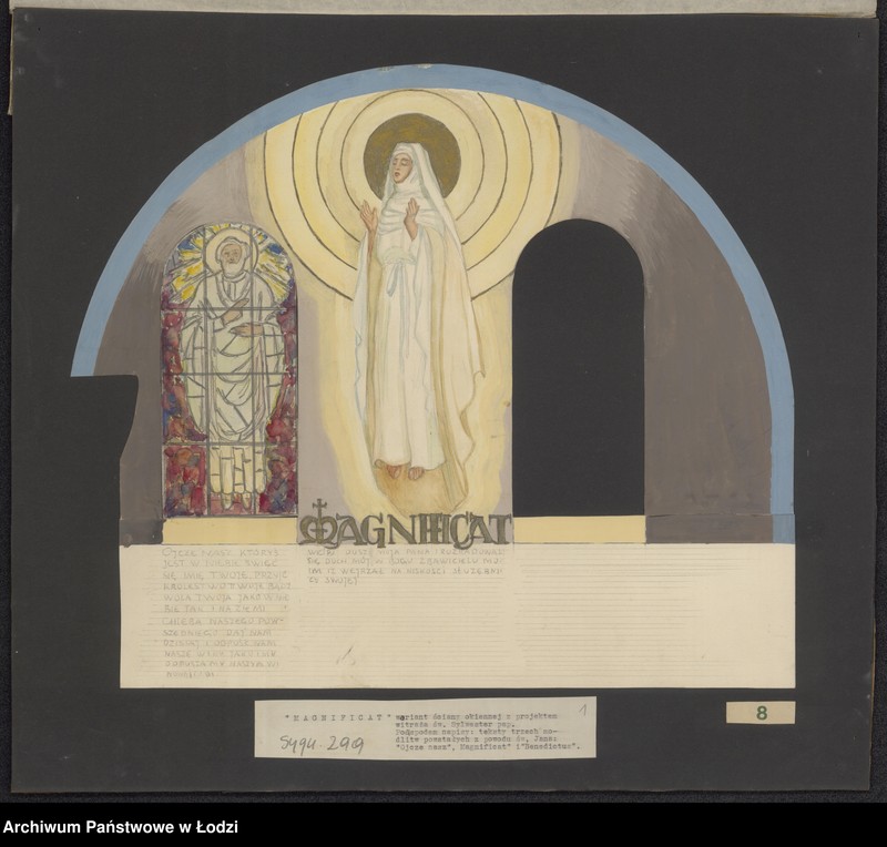 Obraz 3 z jednostki "Projekt grobu wielkanocnego dla kościoła parafialnego w Bedoniu"