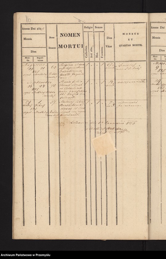 image.from.unit.number "Extractus ex libris metricalibus natorum, copulatorum et mortuorum ecclesia parochialis r.l. Łukawicensis pro anno solari 1845. Pagi: Łukawiec, Bihale, Szczutków cum Ruda Szczutkowska, Nowa Grobla, Kobylnica Ruska cum Wołoska [Wyciąg z ksiąg metrykalnych urodzeń, małżeństw i zgonów parafii obrządku łacińskiego w Łukawcu za rok 1845 wsie – Łukawiec, Bihale, Szczutków z Rudą Szczutkowską, Nowa Grobla, Kobylnica Ruska i Wołoska]"