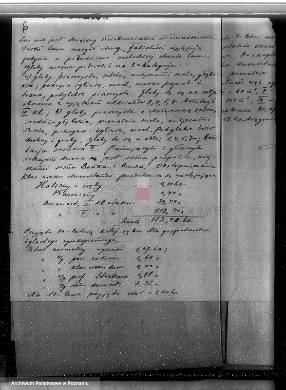 Obraz 11 z jednostki "Zatwierdzenie projektu planu gospodarstwa leśnego dla lasów majątku Lipiny powiatu kolskiego"