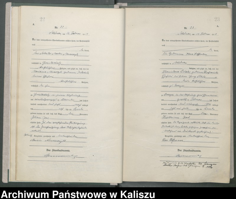 image.from.unit.number "Księga aktów urodzenia (pierwopis)"
