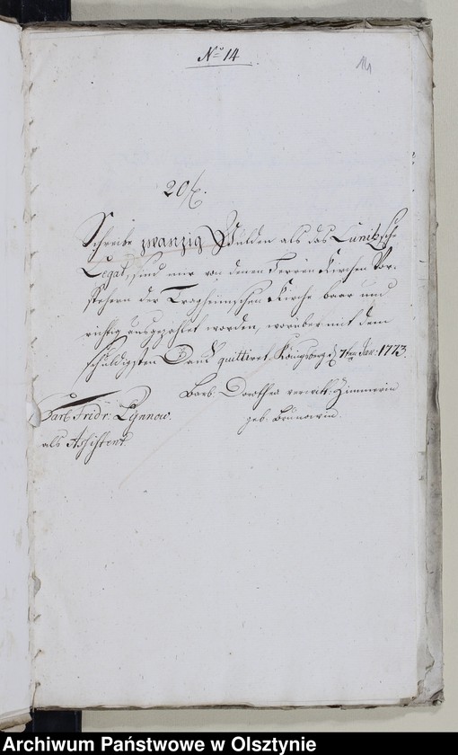 image.from.unit.number "Beläge zur Kirchen-Rechnung"