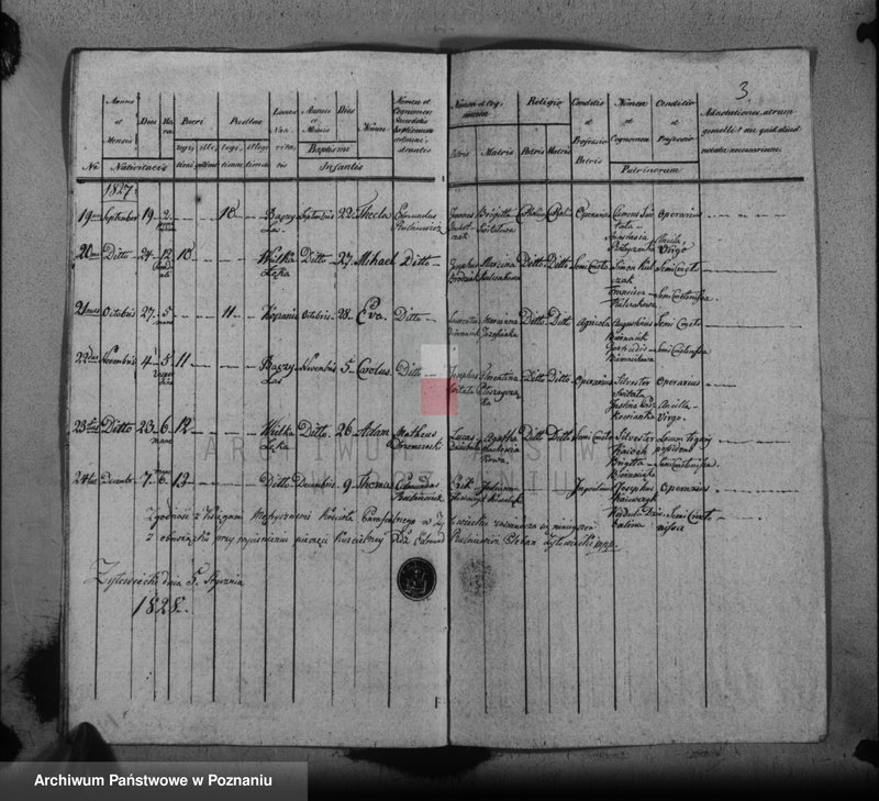 Obraz 6 z jednostki "Duplikat baptisatorum"
