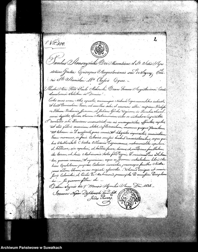 image.from.unit.number "[Aneksa z akt U.S.C. Parafii Suwałki]."