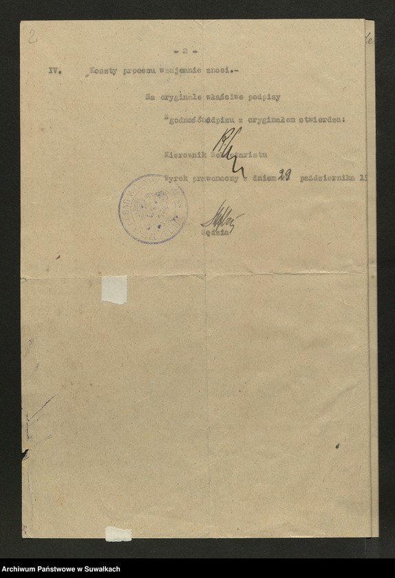 image.from.unit.number "Dokumenty Do aktów zaślubionych Smolańskiej R.K. Paraji za 1929 rok"