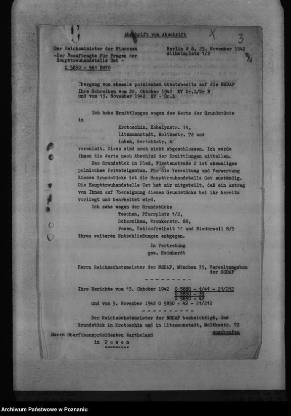 Obraz 7 z jednostki "Wertgutachten der (polnischen) beschlagnahmten Grundstücke"