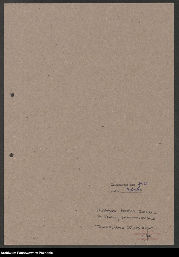 Obraz 7 z jednostki "Akta zbiorowe rejestracji stanu cywilnego do księgi urodzeń z roku 1909"