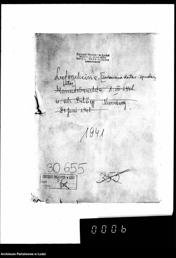 Obraz 4 z jednostki "Lieferscheine, [Zestawienia dostaw i sprzedaży futer]"