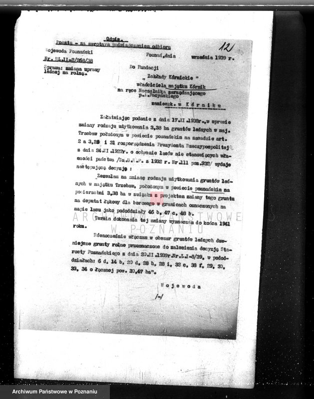 image.from.unit.number "Nadzór nad gospodarką leśną w lasach fundacji kórnickiej"