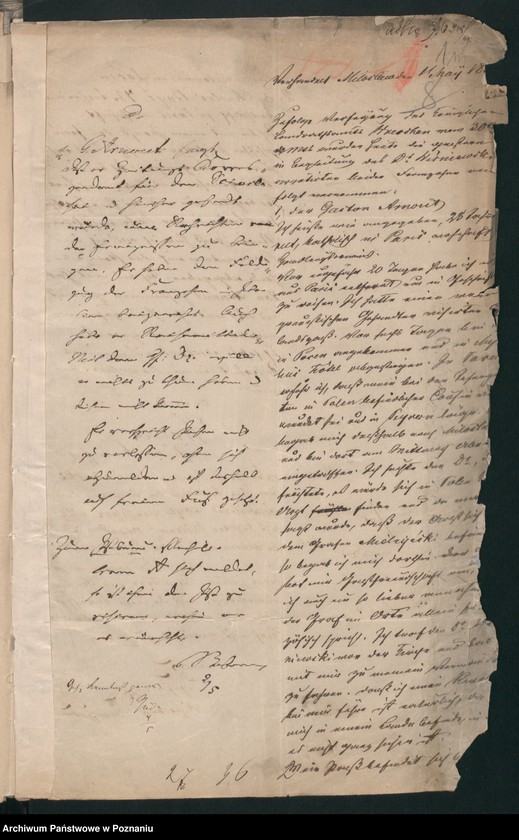 Obraz 18 z jednostki "A. betr. die Zuzüge zu den Insurgenten nach Polen vom Auslande /Deutsche, Franzosen, Italiener, Engländer, Dänen…/"