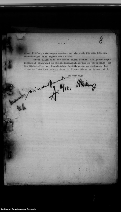 Obraz 12 z jednostki "Beamtenangelegenheiten und Abordnungen. Stadtplanung"