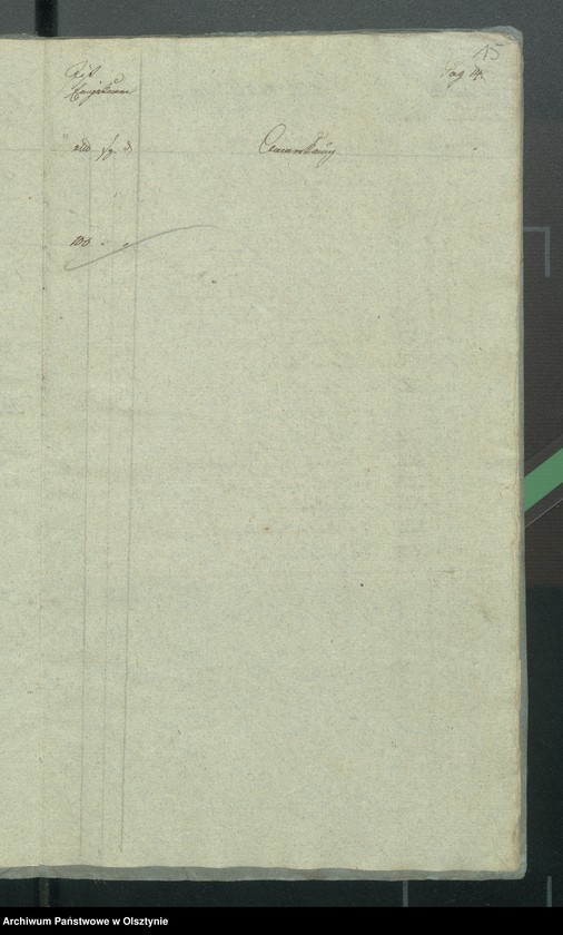 image.from.unit.number "Kirchen Rechnung über Einnahme und Ausgabe bei der ewangelischen deutschen und polnischen Kirche zu Riesenburg"