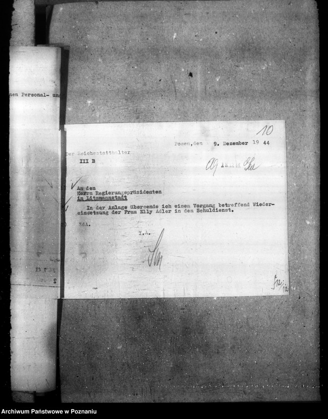 Obraz 14 z jednostki "Abordnung, Versetzung und Aufhebung der Abordnung der Lehrer"