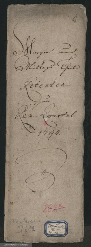 Obraz 2 z jednostki "Retentenlisten und Generallisten; język niemiecki"