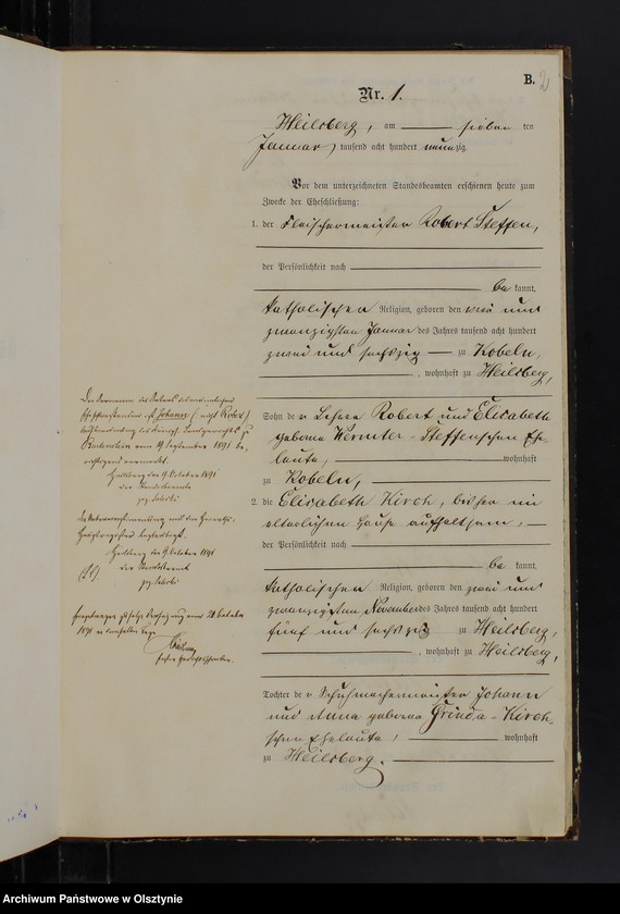 image.from.unit.number "Heiraths-Neben-Register Nr 1 - 28"