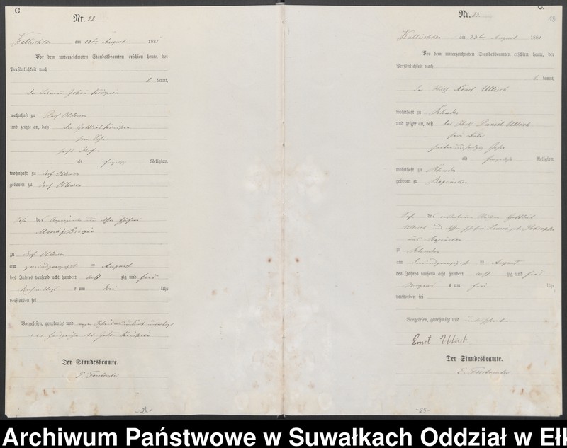 image.from.unit.number "Sterbe-Haupt-Register des Königlich Preussischen Standes-Amtes Kallischken Kreis Johannisburg]"