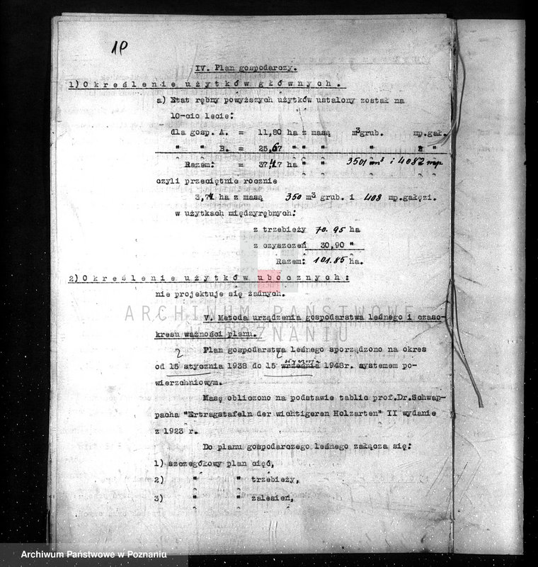 Obraz 14 z jednostki "/Nadzór nad gospodarką leśną majętności Siekówko/ 1938-1948"