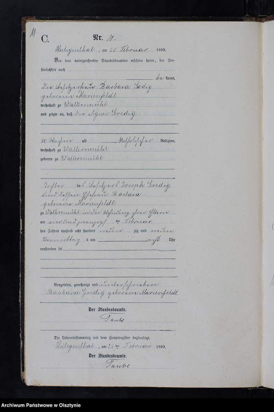 image.from.unit.number "Sterbe-Neben-Register Nr 1 - 42"