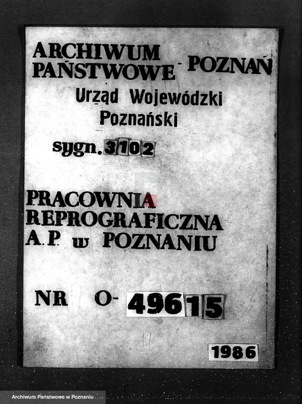 Obraz 1 z jednostki "Rejestr klasyfikacyjno-pomiarowy majątku Jadowniki w powiecie żnińskim"