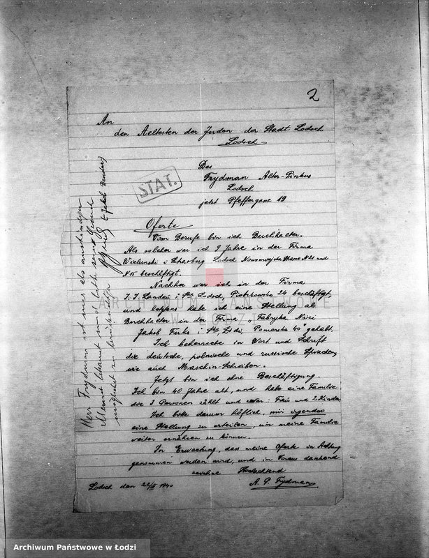 Obraz 5 z jednostki "[Podania o pracę]"