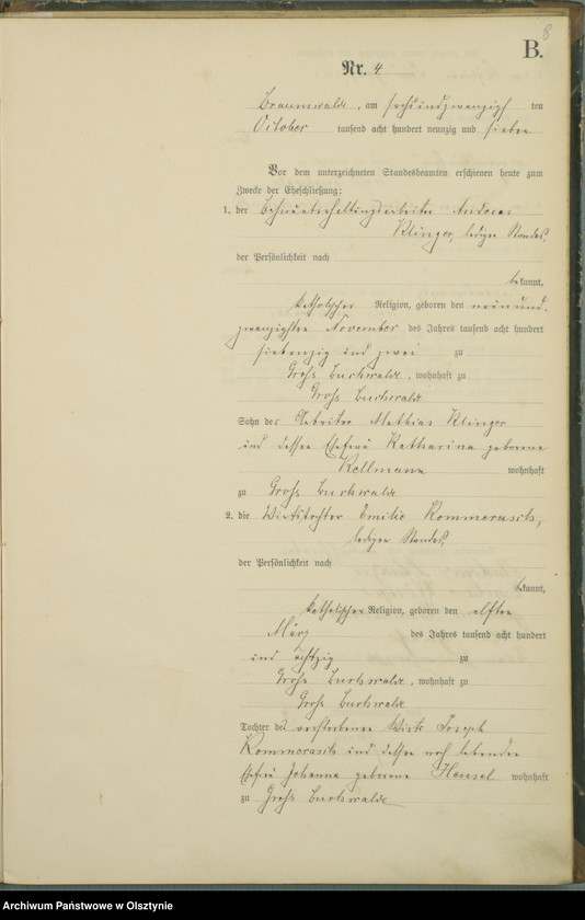 image.from.unit.number "Heiraths-Haupt-Register Nr 1 - 10"
