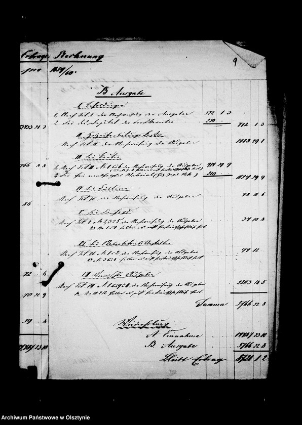 image.from.unit.number "/Fragmente von General-, Jahres- u. Monatsabschlussrechnungen u. Nachweisungen der Lehndorf- Steinortschen Forstverwaltung/"