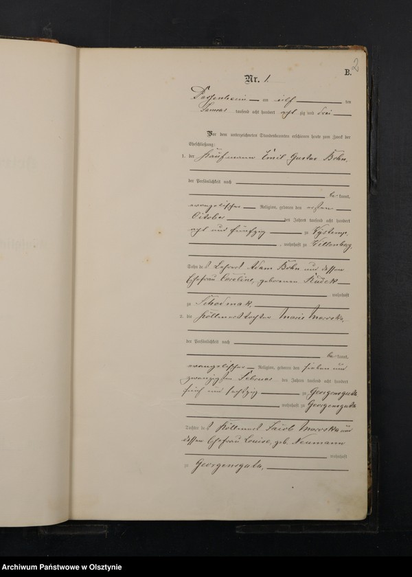 image.from.unit.number "Heiraths-Haupt-Register Nr 1 - 49"