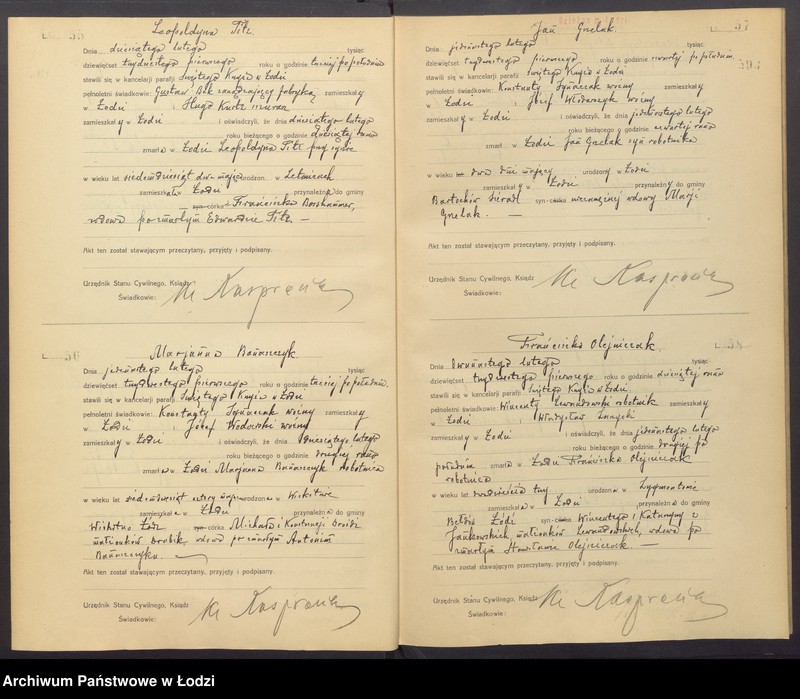 Obraz 17 z jednostki "Akta zgonów"