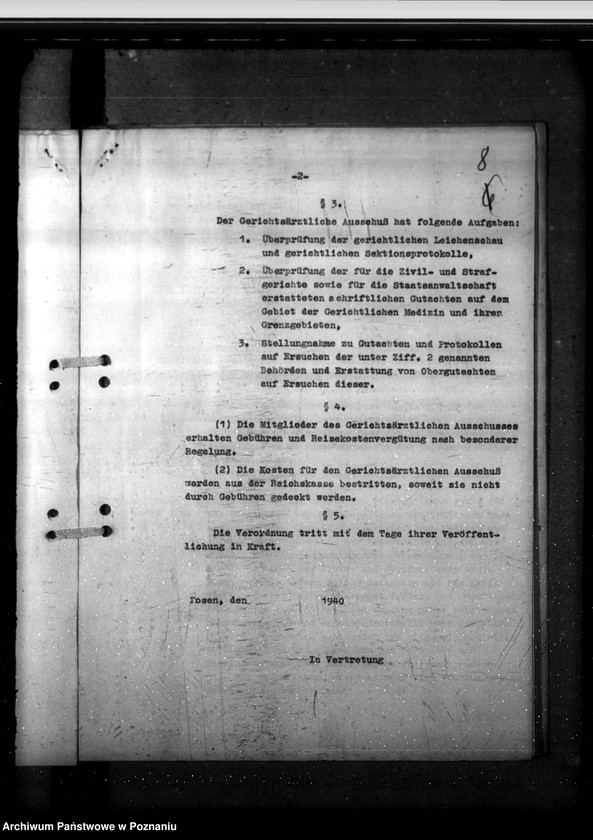 Obraz 12 z jednostki "Gerichtsärztlicher Ausschuss für Reichsgau Wartheland"